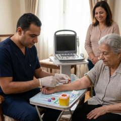 خدمات الأشعة والتحاليل الطبية بالمنزل